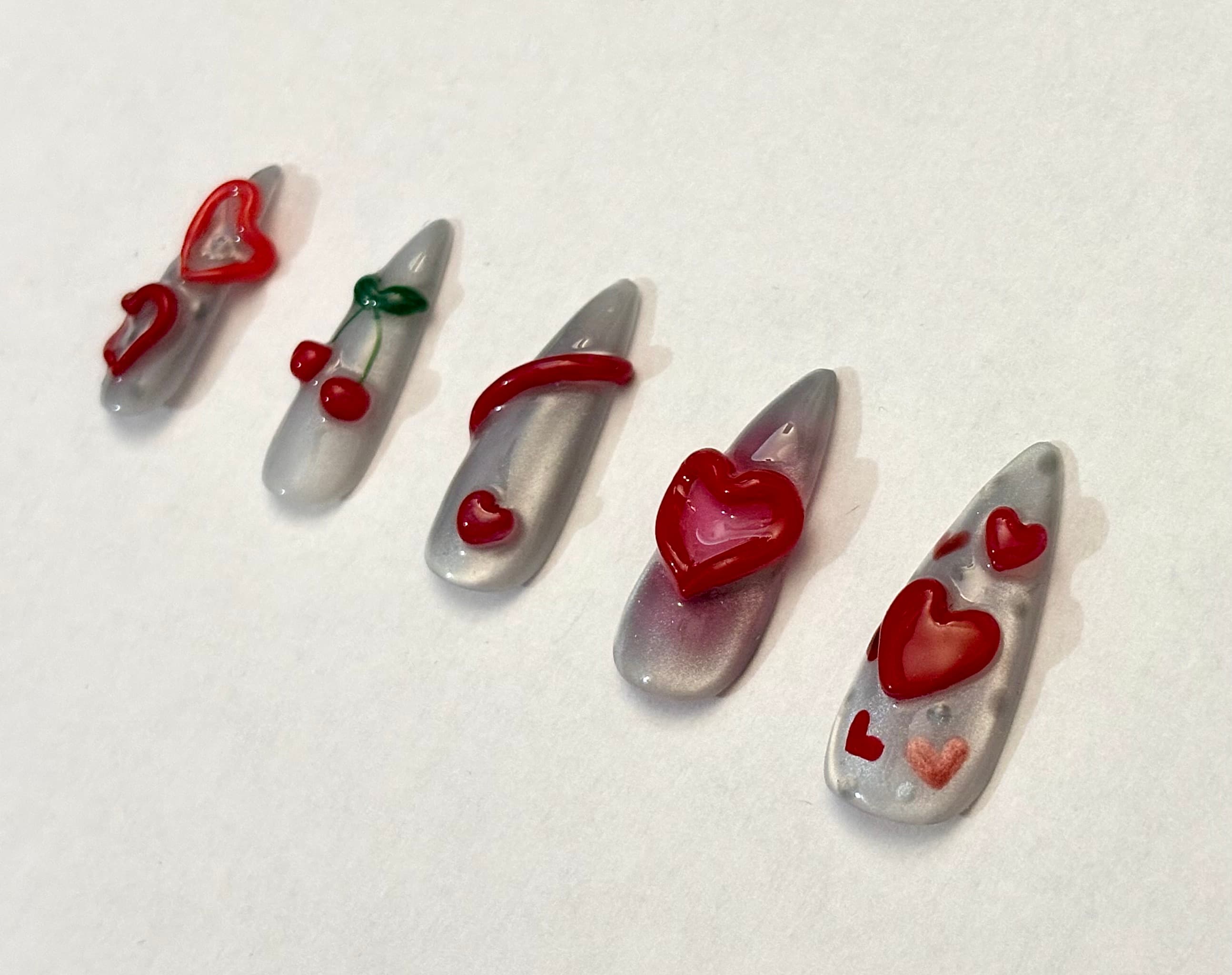 Ongles St Valentin